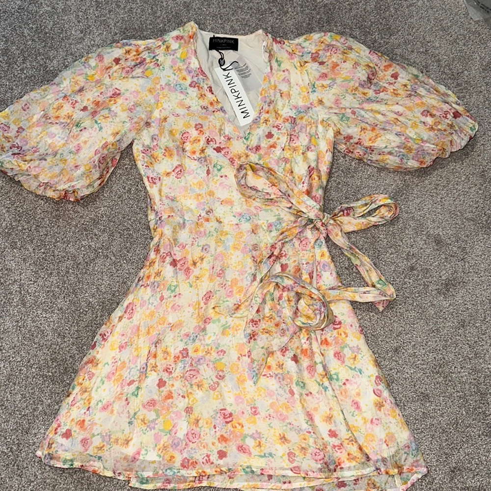 MINKPINK wrap tie dress